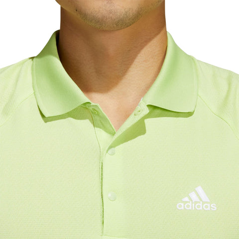 M Polo Moss Stitch Pulse Lime/Weiß