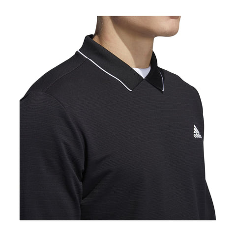 Polo Thermo Langarm Schwarz
