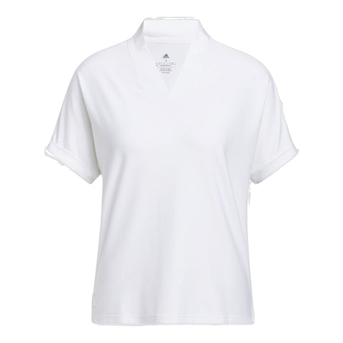 W Polo Go-To Weiß Damen