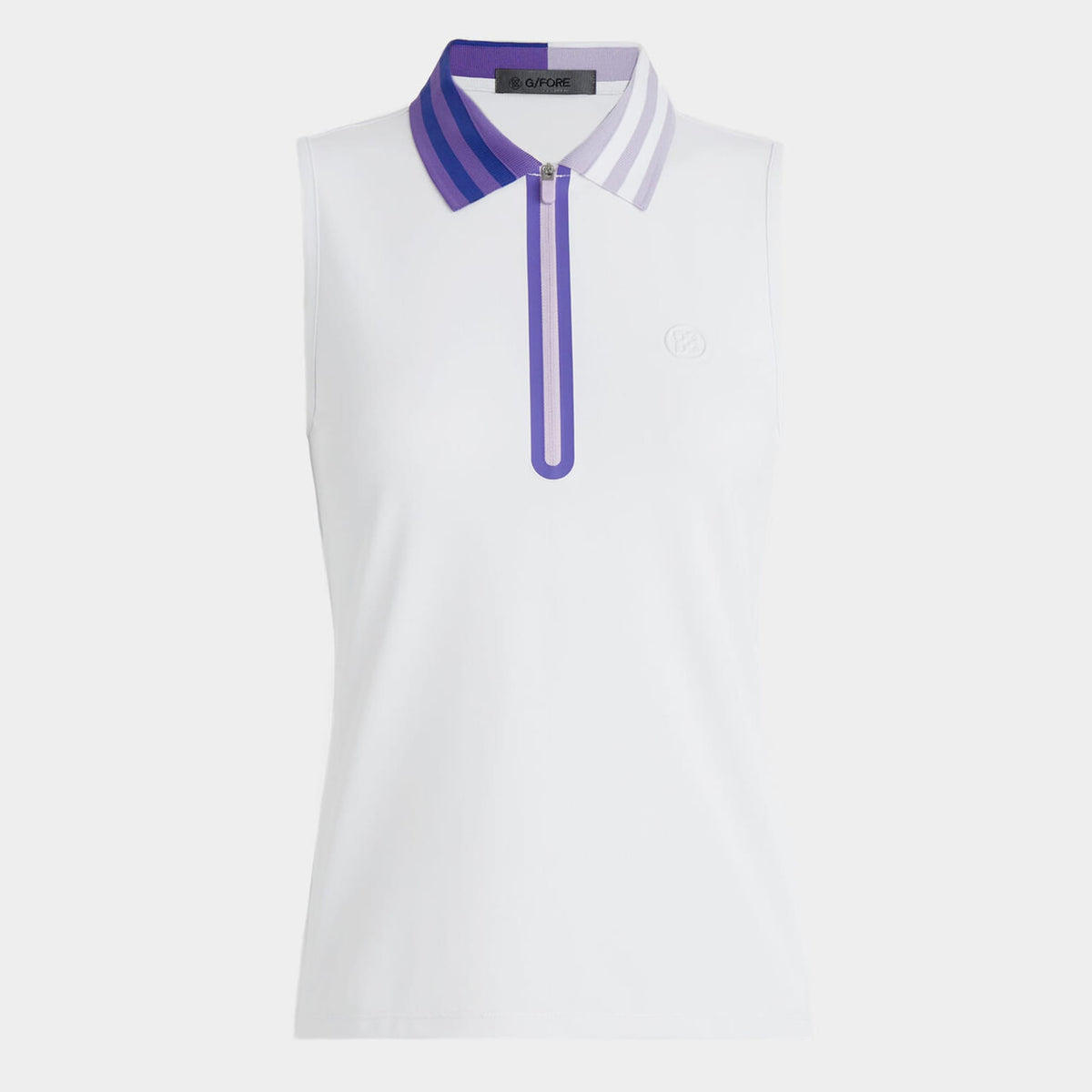 1/4 Zip Tech Pique Sleveless Polo