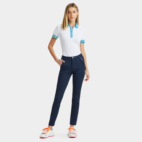 1/4 Zip Tech Pique Polo