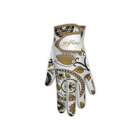 W Golfhandschuh Ornament Sand Damen RH L