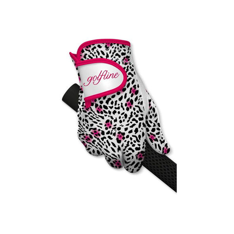 W Golfhandschuh Pink Leopard Damen LH S