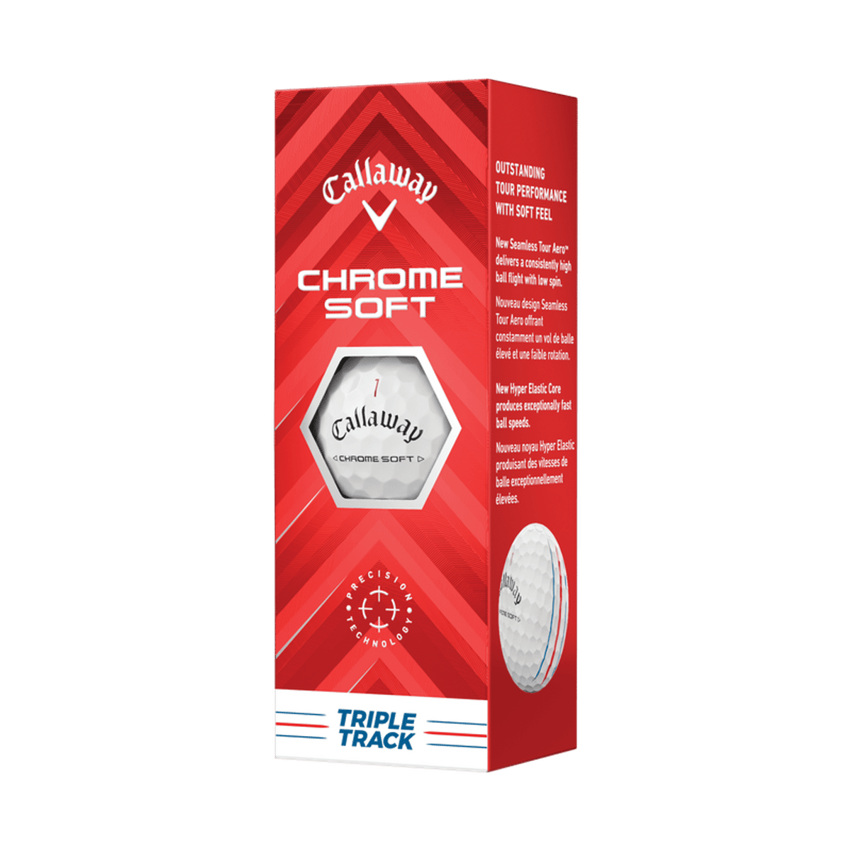 Chrome Soft Triple Track Golfbälle (2024)