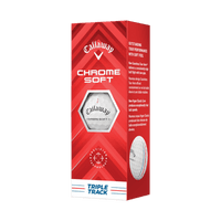 Chrome Soft Triple Track Golfbälle (2024)