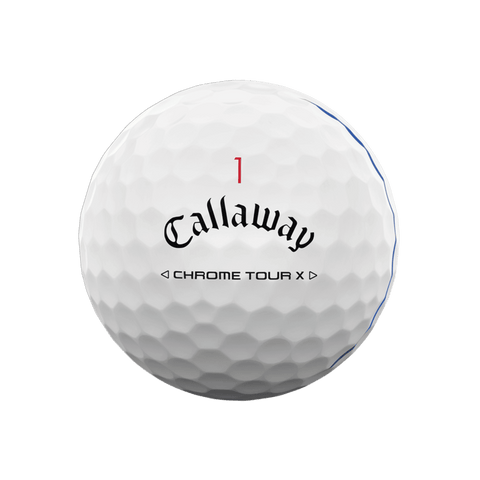 Chrome Soft Tour X Triple Track [12 Stück] Golfbälle (2024)
