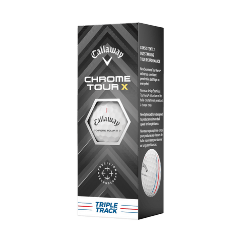 Chrome Soft Tour X Triple Track [12 Stück] Golfbälle (2024)