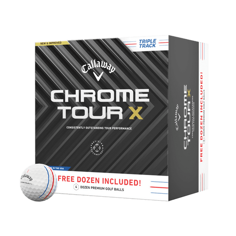 Chrome Tour X Triple Track [48 Stück] Golfbälle (2024)
