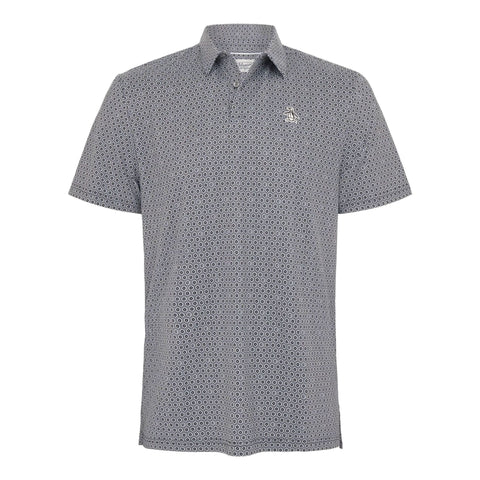 All Over Heritage Floral Geo Print Poloshirt Herren