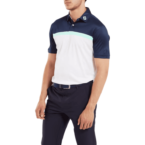Footjoy Colour Block Lisle Polo Herren