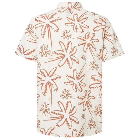 Deco Palms Button Down Poloshirt