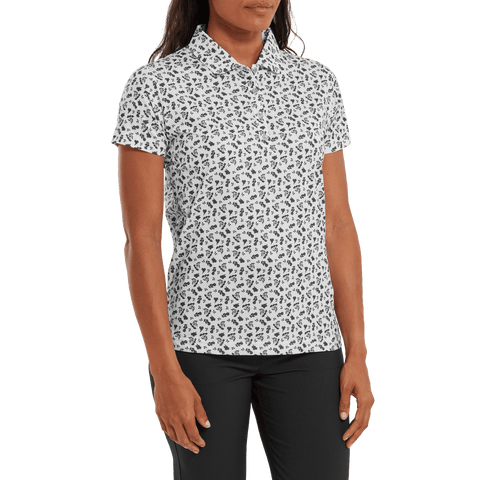 Floral Print Poloshirt