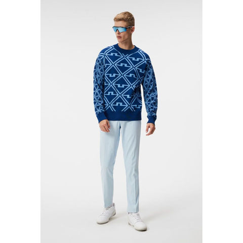 Isaac Jaquard Knitted Sweater