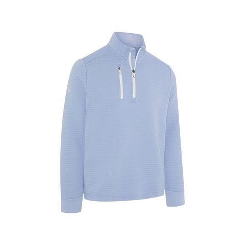 Midweight Textured 1/4 Zip Fleece