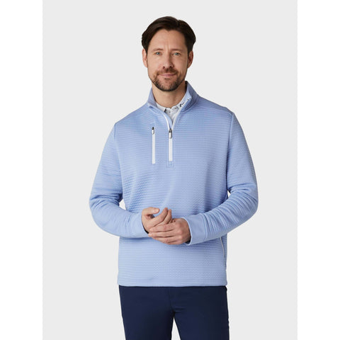 Midweight Textured 1/4 Zip Fleece