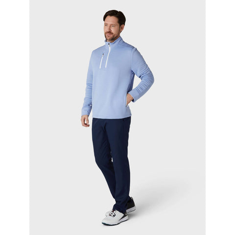 Midweight Textured 1/4 Zip Fleece