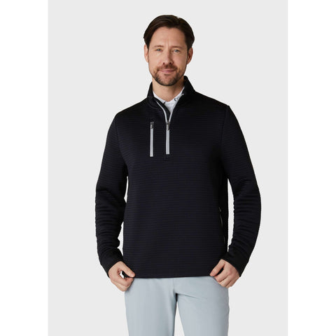 Midweight Textured 1/4 Zip Fleece