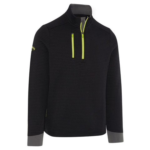 Midweight Textured 1/4 Zip Fleece