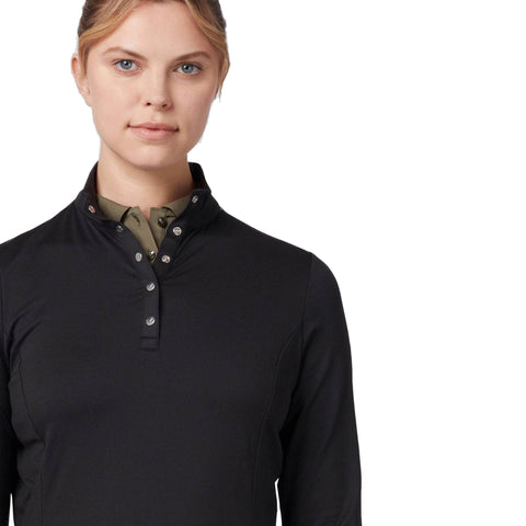 Thermal LS Fleece Jersey Polo Damen