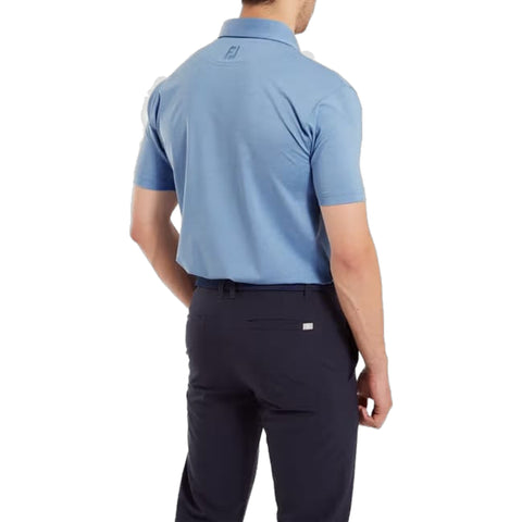 Heather Self Collar Lisle Polo Herren