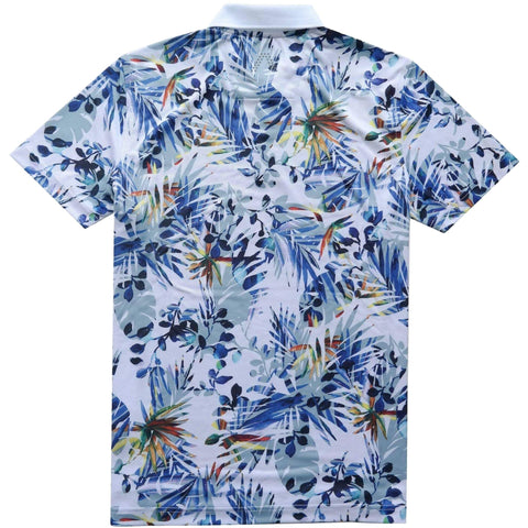 June Hawaii Print  Poloshirt Damen