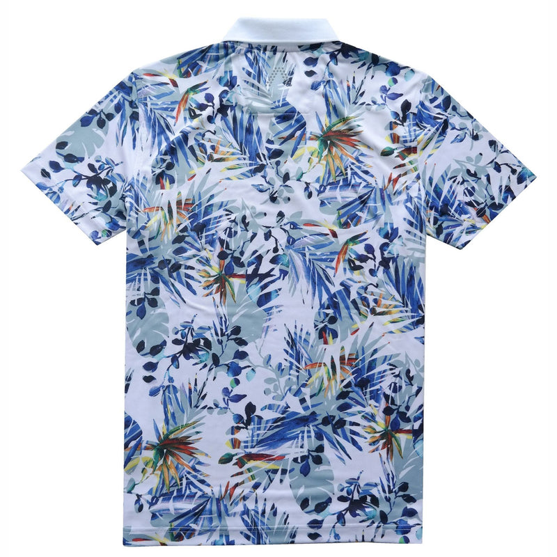 June Hawaii Print  Poloshirt