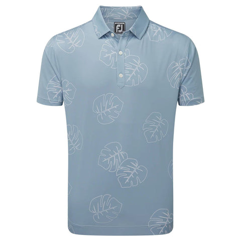 Jungle Leave Pique Poloshirt