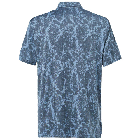 Marble Jaquard Poloshirt Herren