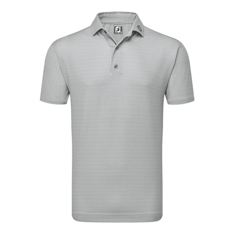 Octagon Print Lisle Poloshirt Herren