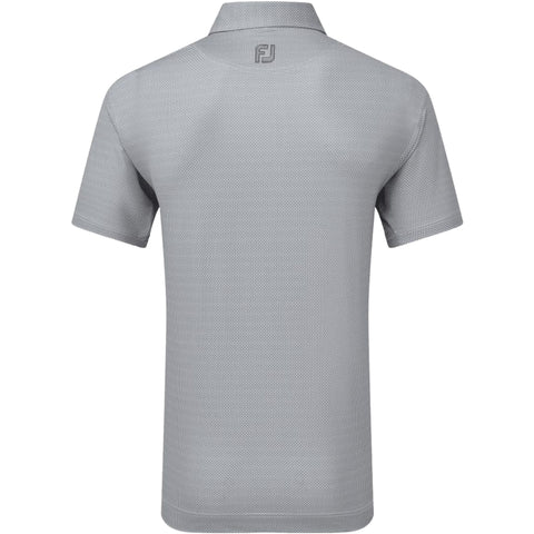 Octagon Print Lisle Poloshirt Herren