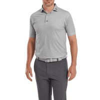Octagon Print Lisle Poloshirt