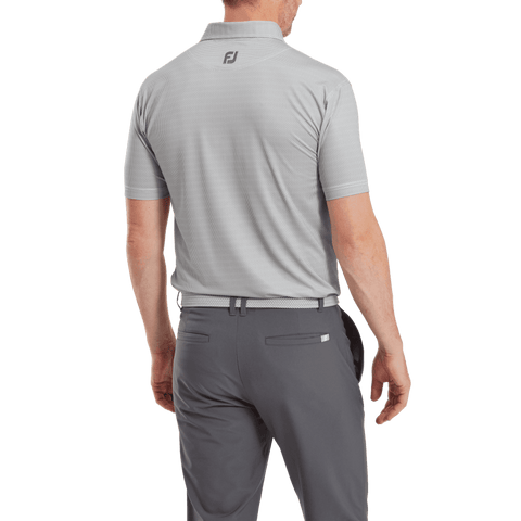 Octagon Print Lisle Poloshirt