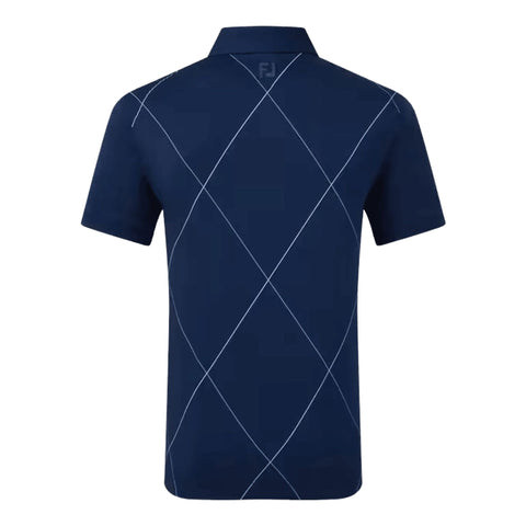 Raker Print Lisle Poloshirt Herren