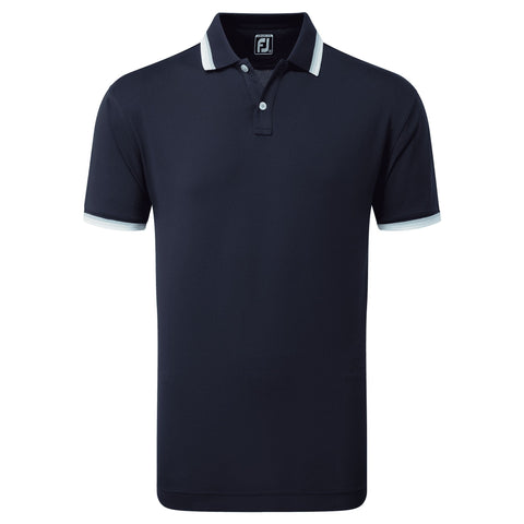 Solid Trim Poloshirt Herren