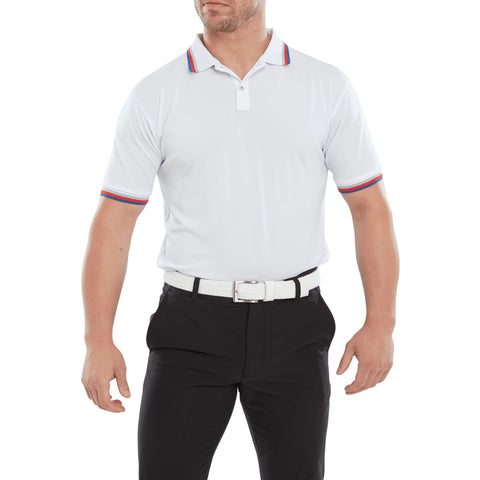 Solid Trim Poloshirt Herren