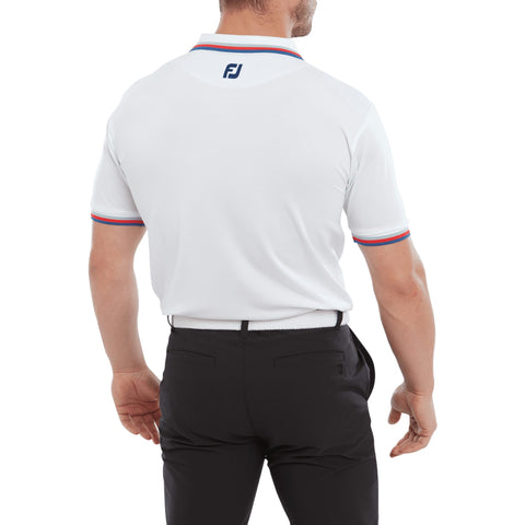 Solid Trim Poloshirt Herren