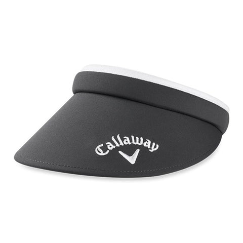 W Clip Visor Charcoal/White