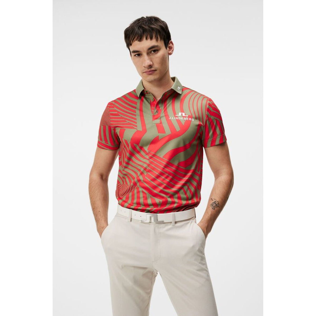 KV Tour Print Golf Polo