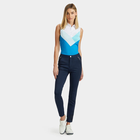 Multi V Tech Sleveless Polo