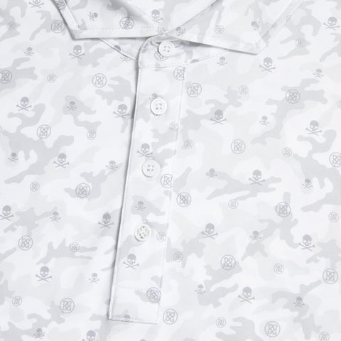 Mapped Icon Camo Tech Poloshirt
