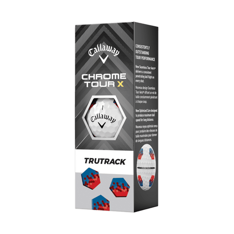 Chrome Tour X TruTrack [12 Stück] Golfbälle (2024)