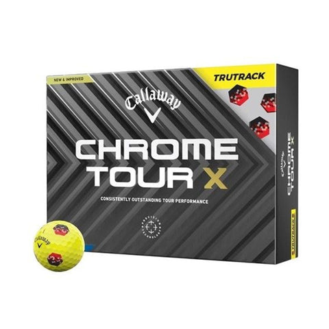 Chrome Tour X TruTrack [12 Stück] Golfbälle (2024)