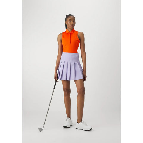 W Dena Sleeveless Golf Top Tangerine Tango
