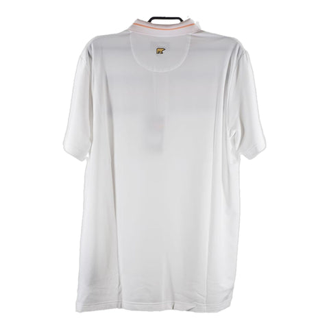 Jacquard Stripe Golfpolo Herren