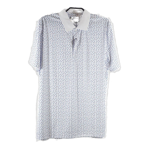 Geometric Print Golfpolo Herren