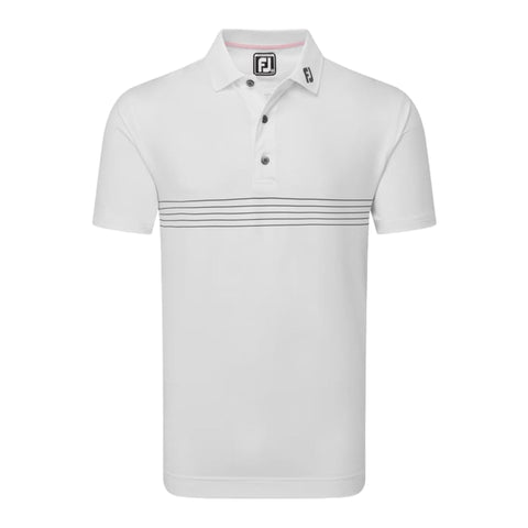 Engineered Pinstripe Lisle Poloshirt Herren