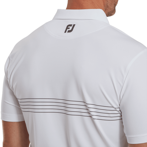 Engineered Pinstripe Lisle Poloshirt