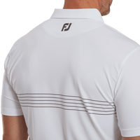 Engineered Pinstripe Lisle Poloshirt