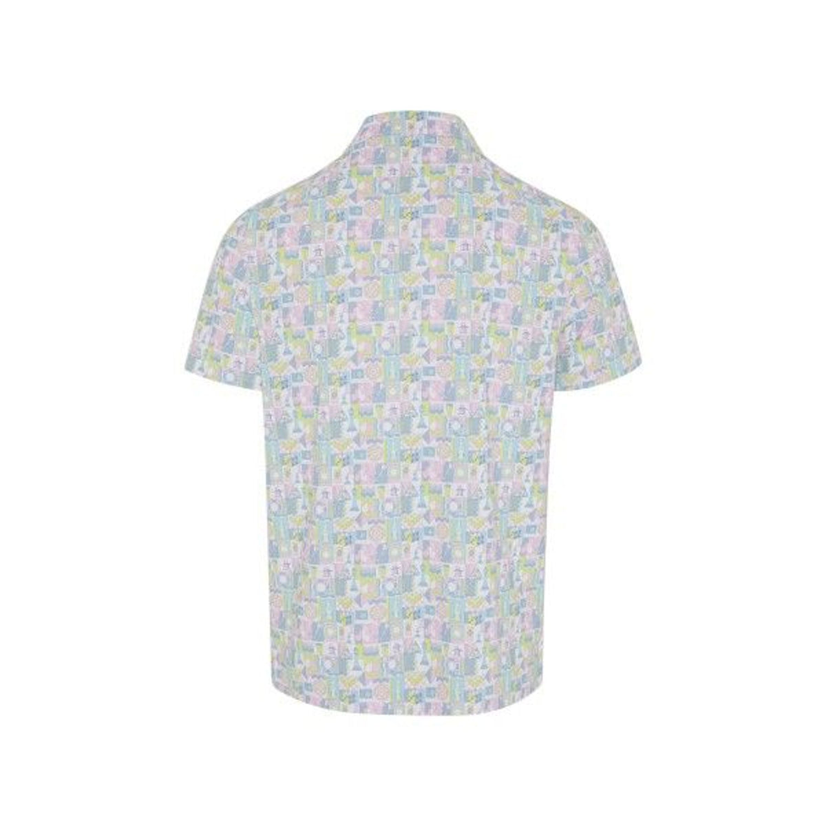 Pete Game Grid Print Polo