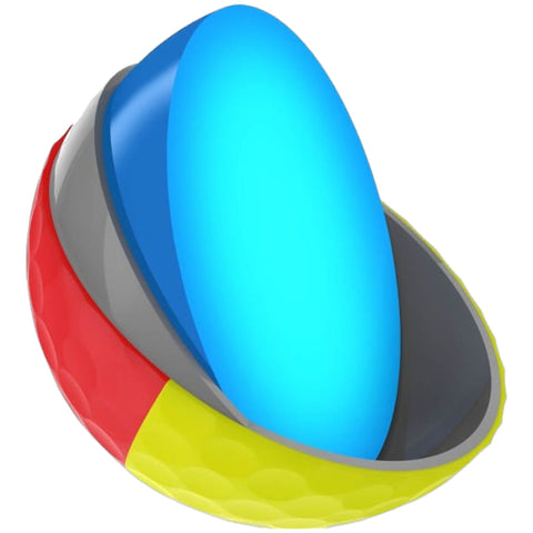 Q-Star Tour Divide 2 Golfbälle